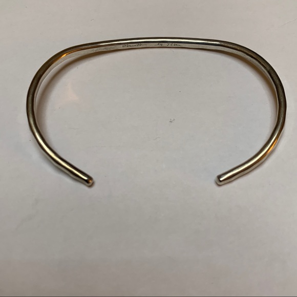 Small Sterling Cuff Bracelet - Picture 4 of 7
